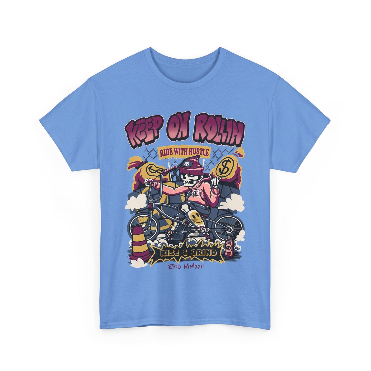 Keep On Rollin' Unisex Heavy Cotton Tee – Hustle Vibes