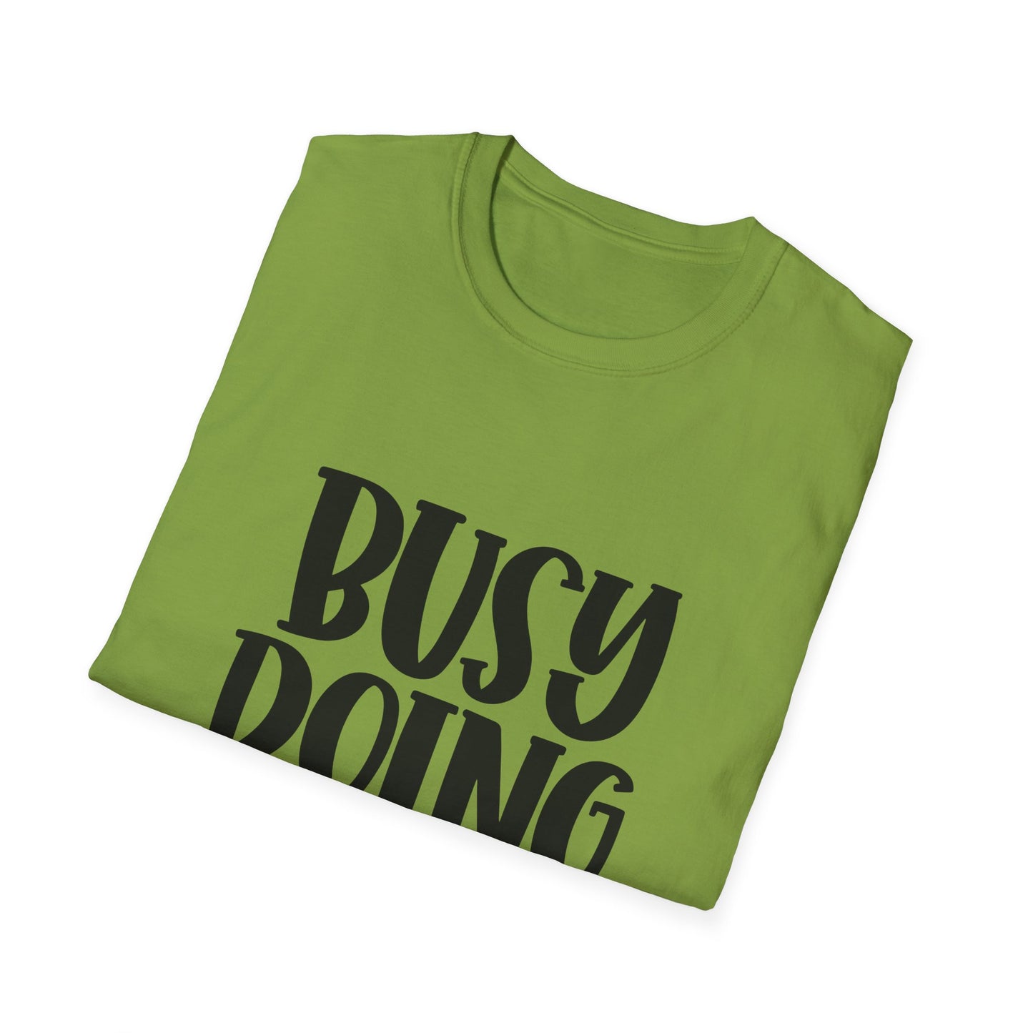 Busy Doing Nothing Unisex Softstyle T-Shirt | Relaxed Everyday Wear
