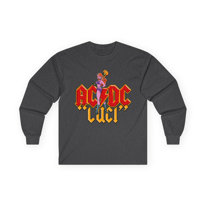 AC/DC Luci Long Sleeve Tee — Retro Rock Band Graphic Shirt