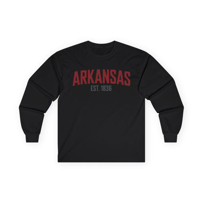 Arkansas Est. 1836 Long Sleeve Tee