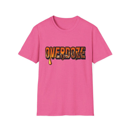 Street Style Unisex T-Shirt with 'OVERDOZE' Graphic