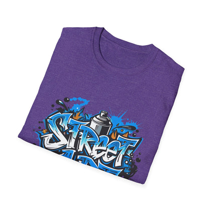 Street Art T-Shirt | Unisex Softstyle Tee, Graffiti Shirt, Urban Vibe Apparel, Casual Streetwear, Gift for Art Lovers