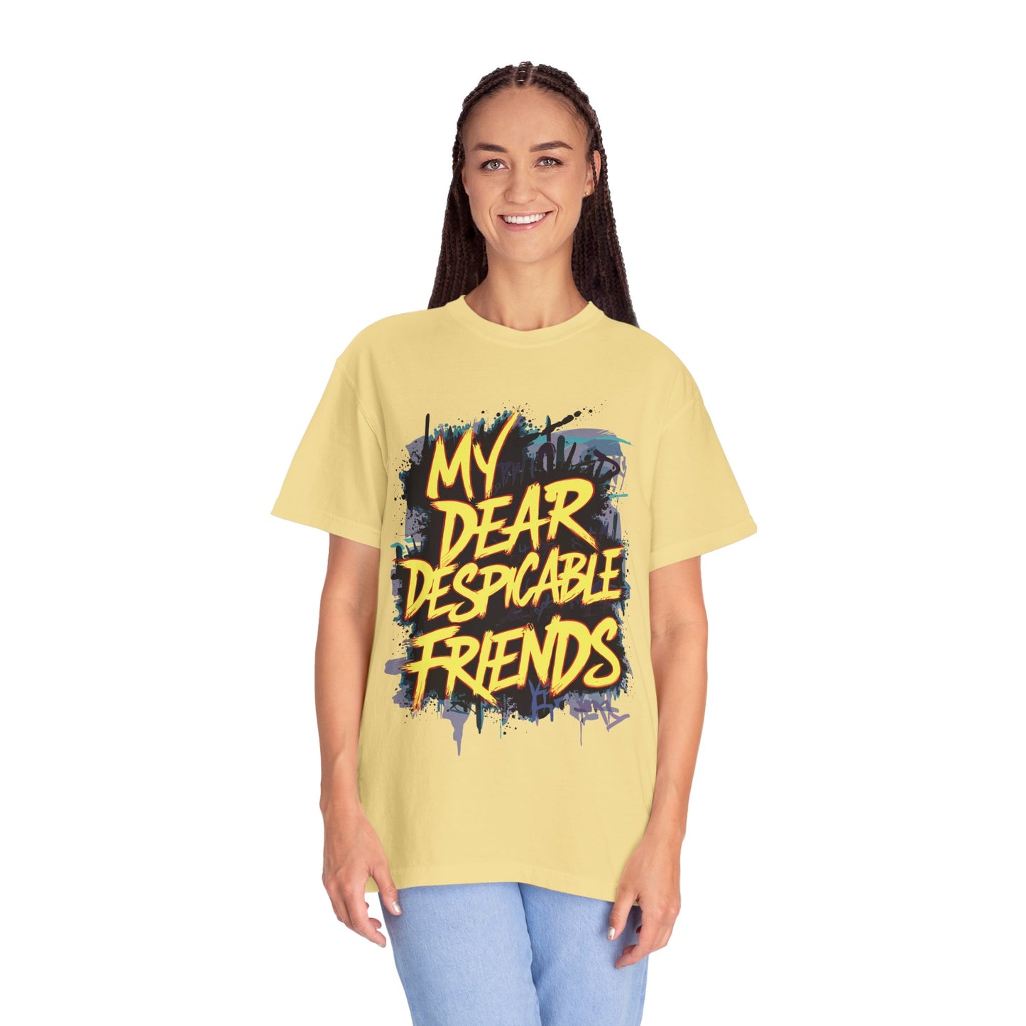 Despicable Friends Graphic Tee, Unisex T-Shirt, Casual Wear, Gift for Friends, Fun Statement Shirt, Graphic Tee for Fans
