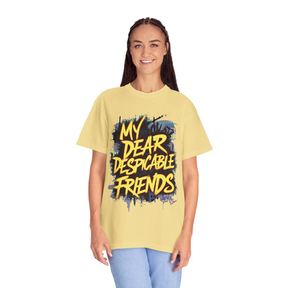Despicable Friends Graphic Tee, Unisex T-Shirt, Casual Wear, Gift for Friends, Fun Statement Shirt, Graphic Tee for Fans