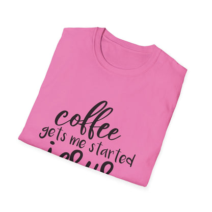 Coffee & Jesus Unisex Softstyle T-Shirt - Inspirational Christian Tee