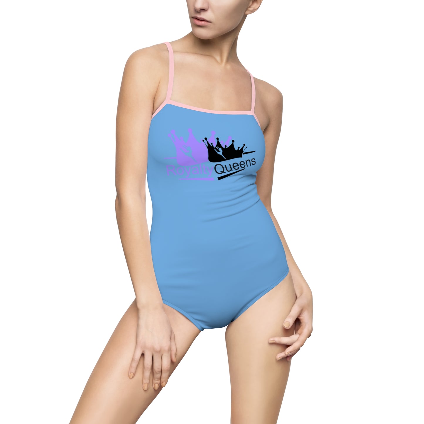 Sassy Queens One-Piece Swimsuit, Summer Beachwear, Pool Party Attire, Vacation Swimwear, Fun Swim Suit, Gift for Friends