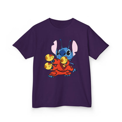 Colorful Kids Tee with Fun Cartoon Design