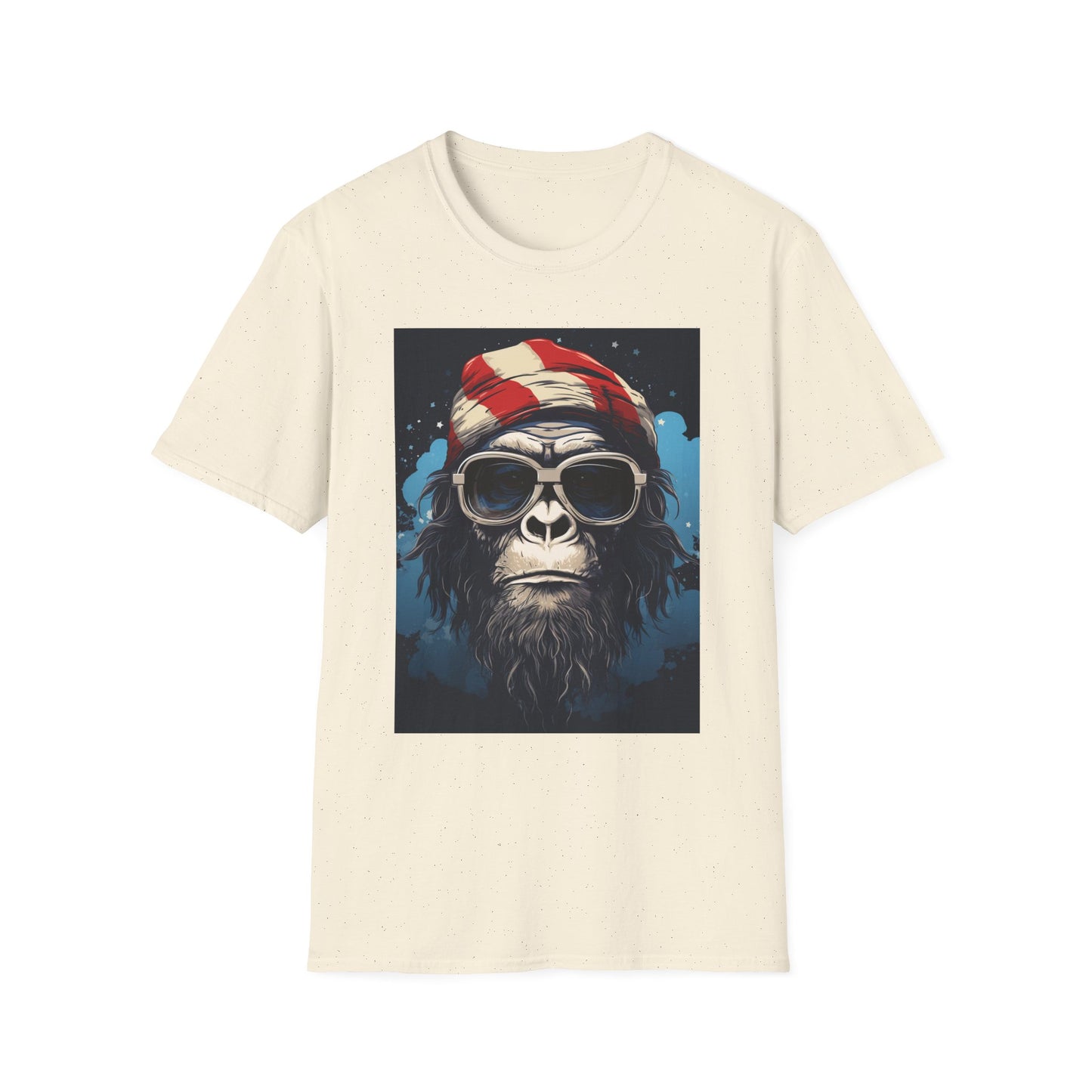 Cool Gorilla Graphic Tee, Fun Casual Wear, Perfect for Gifts, Chill Vibes, Great for Parties, Everyday Style, Unique Fashion Statement