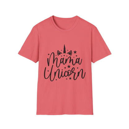 Mama Unicorn Unisex Softstyle T-Shirt - Fun & Stylish Gift for Moms