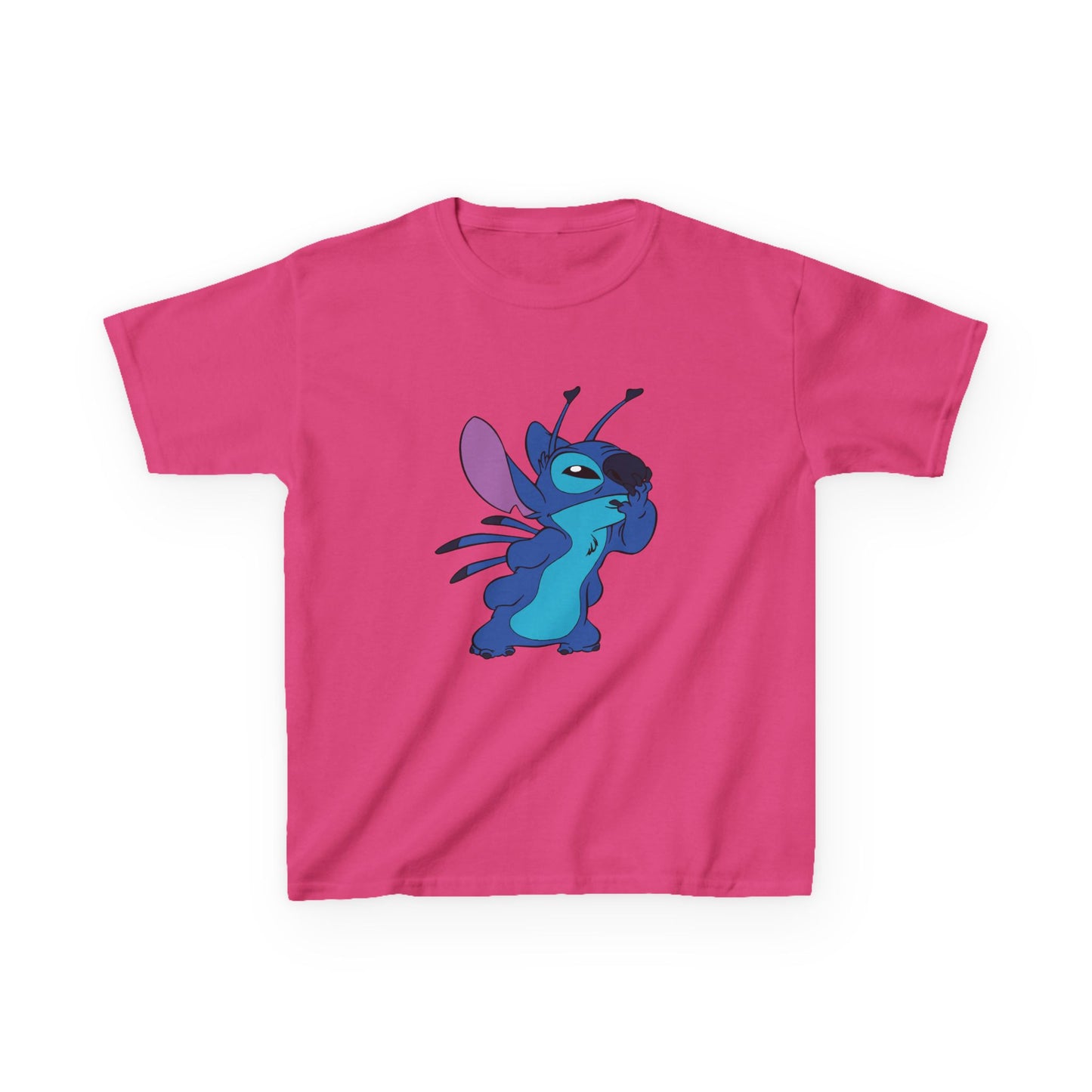 Kids Cotton Tee - Cute Stitch Design for Fun Adventures