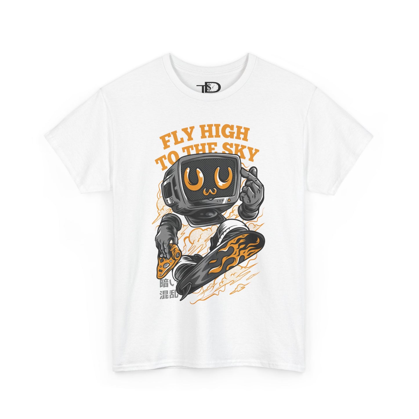 Fly High Graphic Tee, Unisex Cotton T-Shirt, Casual Streetwear, Gift for Him/Her, Fun Summer Tee, Trendy Outdoor Shirt