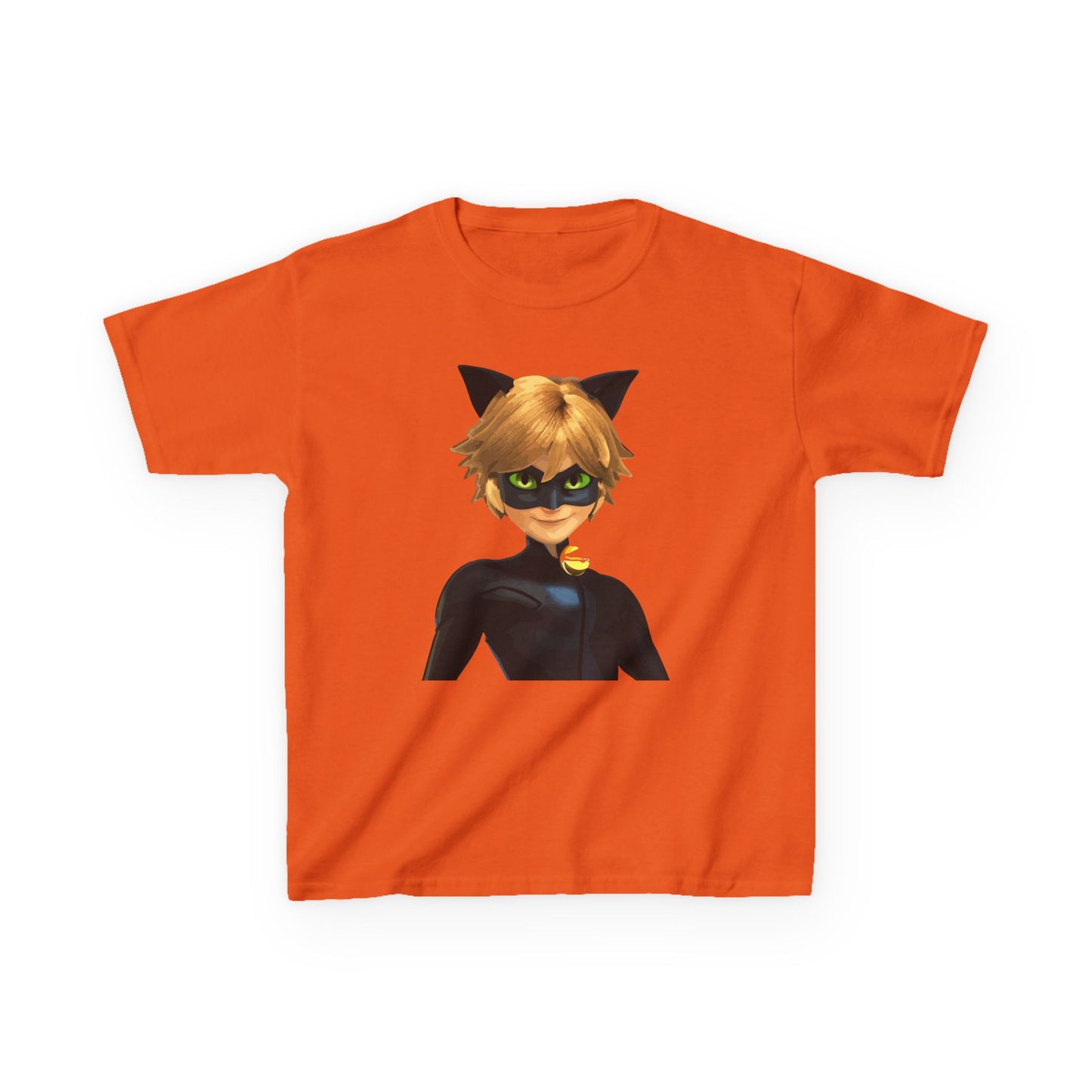 Kids Cat Superhero Tee, Cartoon Shirt, Children's Birthday Gift, Fun Playwear, Gift for Kids, Cat Lover Gift