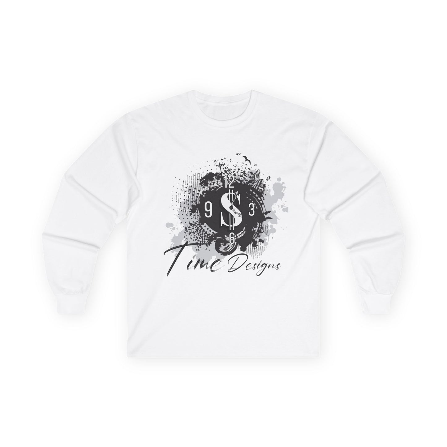 Money Symbol Long Sleeve Tee for Trendsetters