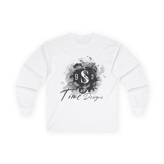 Money Symbol Long Sleeve Tee for Trendsetters