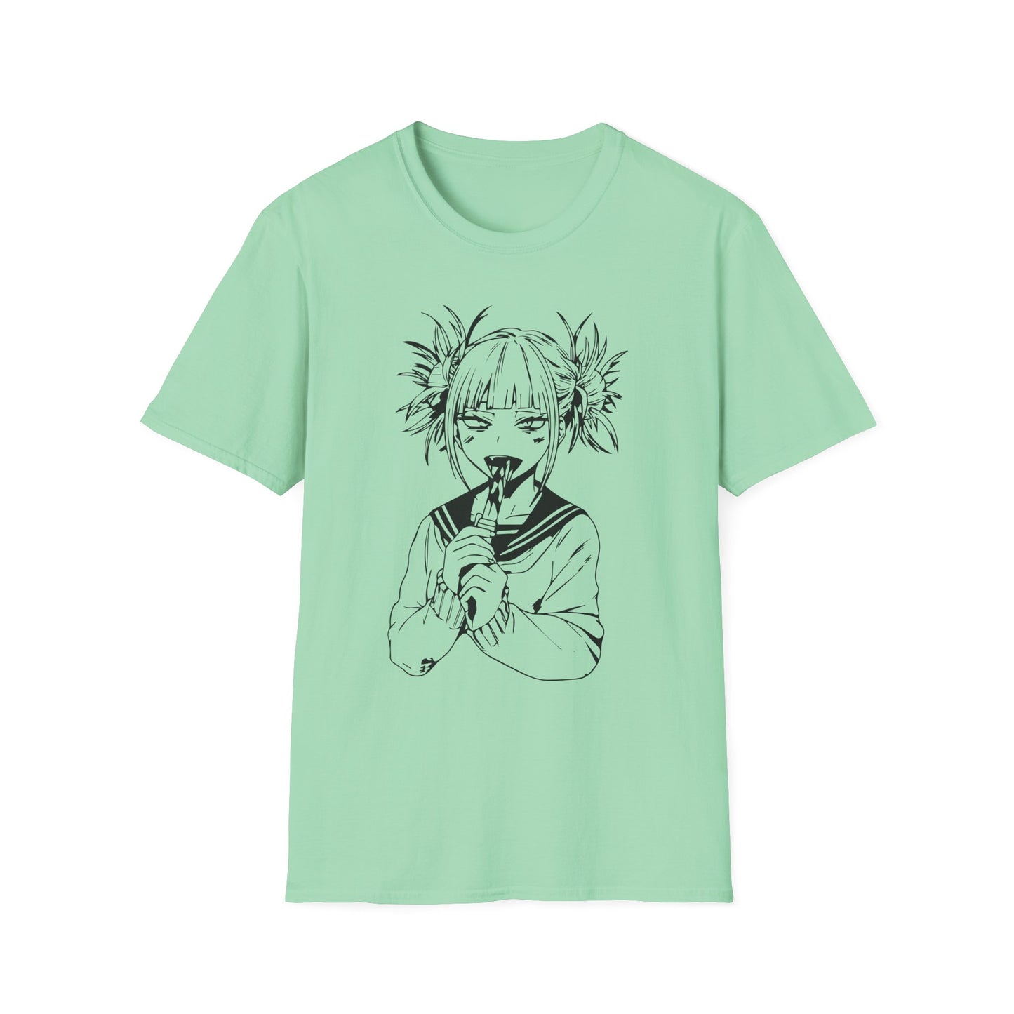 Cute Anime Character Unisex Softstyle T-Shirt - Perfect for Fans and Casual Wear