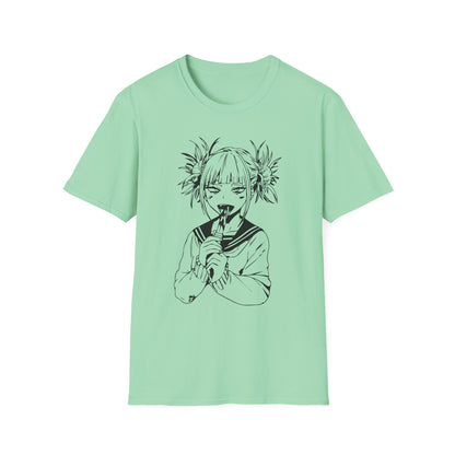 Cute Anime Character Unisex Softstyle T-Shirt - Perfect for Fans and Casual Wear