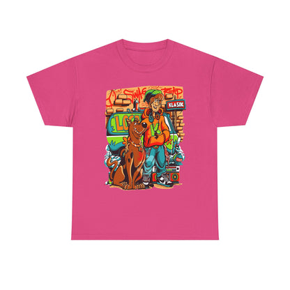 Retro Scooby-Doo Unisex Heavy Cotton Tee - Vintage Cartoon Print