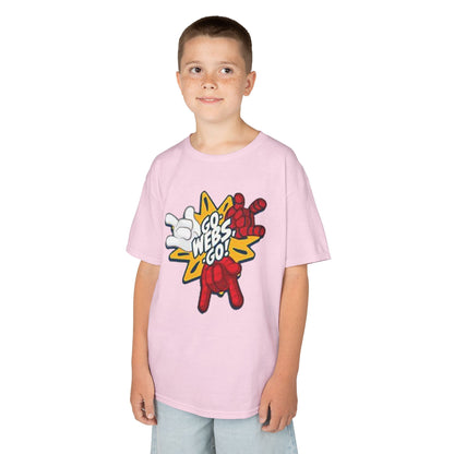 Kids Superhero Graphic Tee - Go Webs Go!