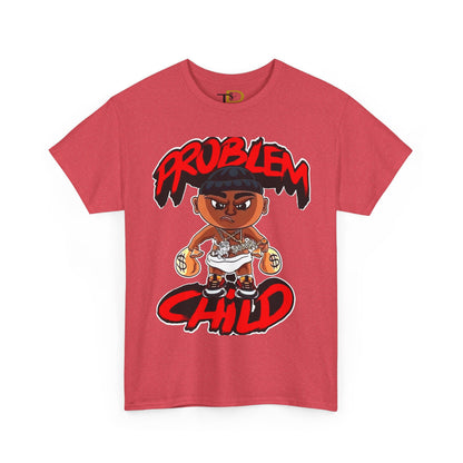 Problem Child Unisex Heavy Cotton Tee - Bold Graphic for Streetwear Lovers