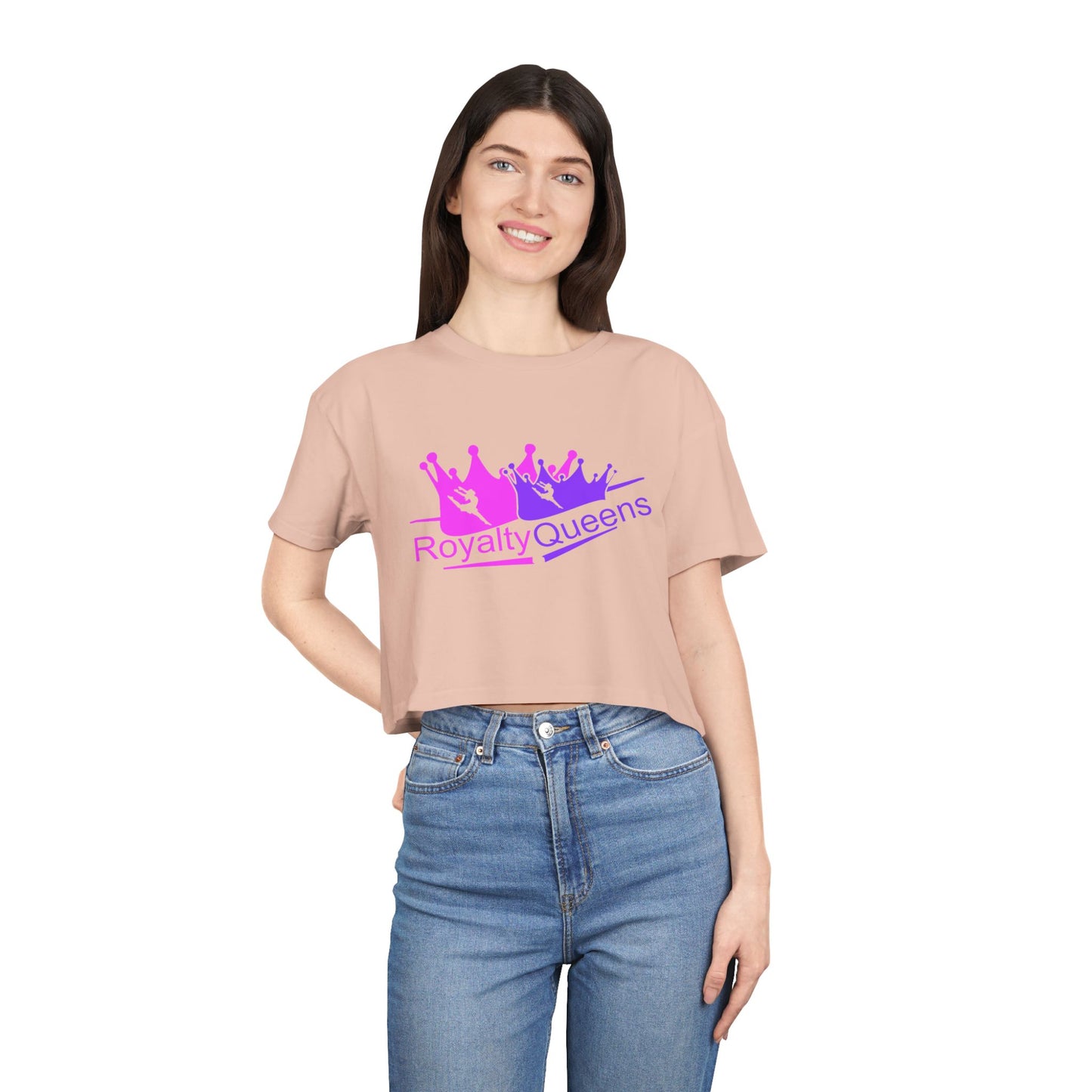 Royalty Queens Women's Crop Tee - Stylish Black Girl Magic Shirt, Trendy Summer Top, Gift for Her, Queens Day Celebration, Empowerment [...]