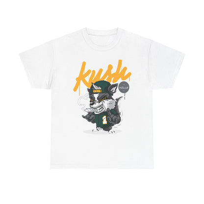 Kush Vibe Unisex Heavy Cotton Tee - Trendy Streetwear Graphic T-Shirt