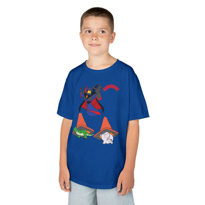Kids Cartoon Battle Tee - Fun & Unique Grrr! Design
