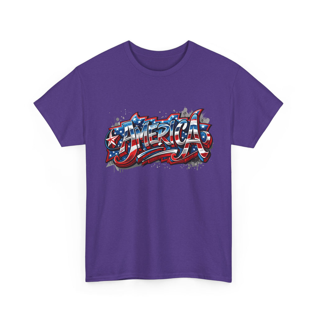 America Graphic Unisex Tee | Casual Wear, Independence Day Gift, Birthday Gift, Summer Outfit, Patriotic Shirt, Unisex Clothing