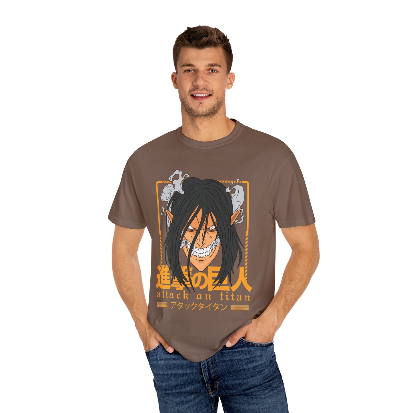 Attack on Titan Unisex Garment-Dyed T-shirt | Manga Fans Shirt | Anime Apparel | Comic Con Gift | Casual Wear | Unique Gift