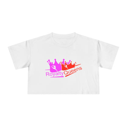 Royalty Queens Women's Crop Tee for Confident Style, Perfect for Festivals, Parties, Birthdays, Gifts & Casual Wear