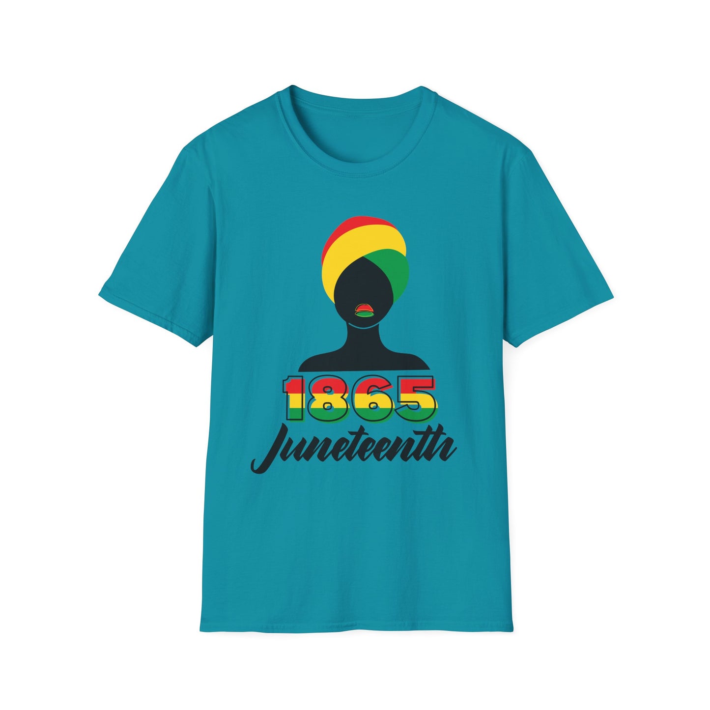 Juneteenth Celebration T-Shirt, Black History Month Tee, Unisex Softstyle Shirt, 1865 Juneteenth Shirt, African American Pride Top