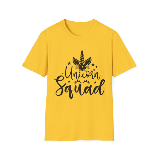Unisex Softstyle T-Shirt - Unicorn Squad Tee for Magical Friends