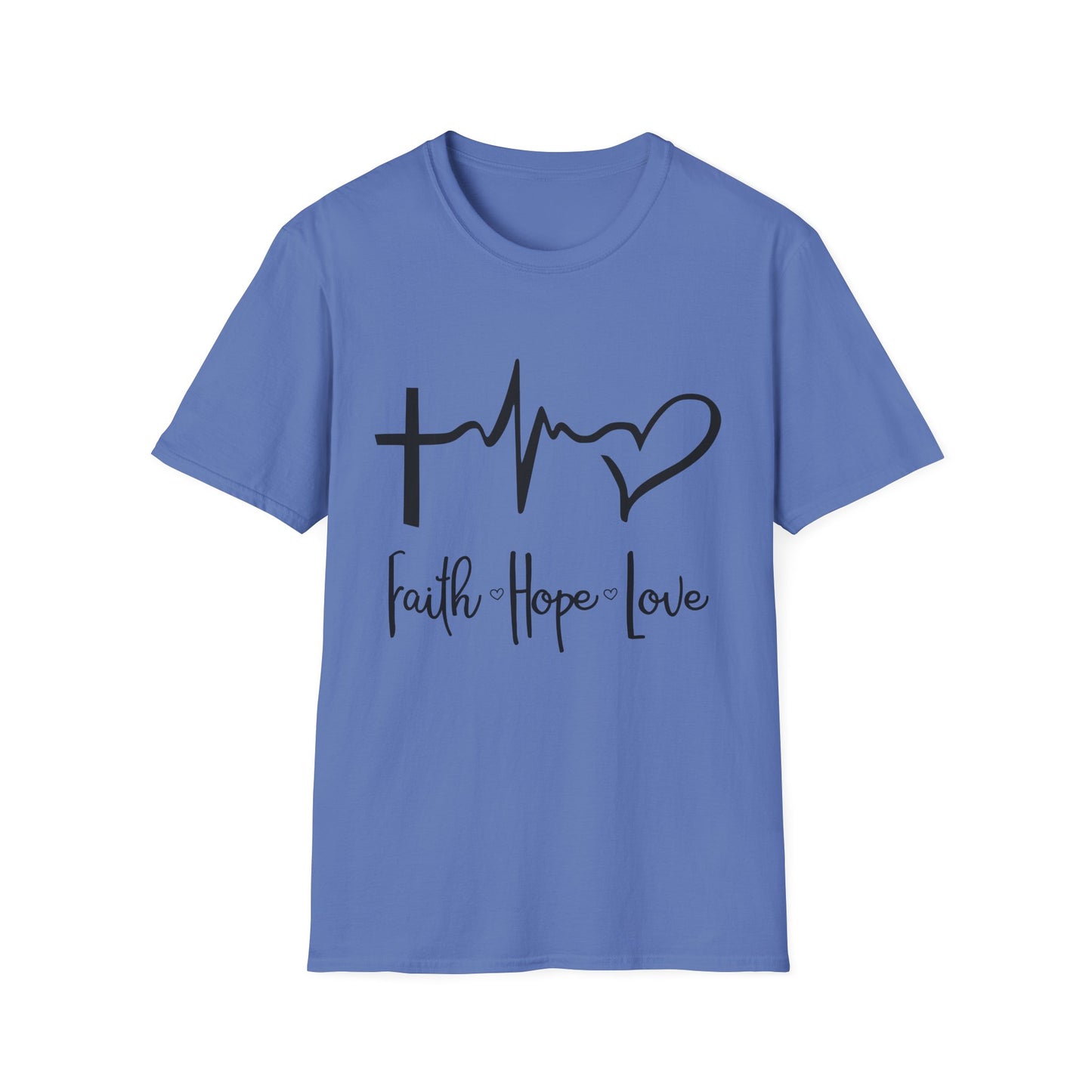 Faith Hope Love Unisex T-Shirt - Inspirational Graphic Tee for Everyday Wear
