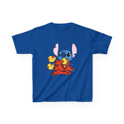 Colorful Kids Tee with Fun Cartoon Design