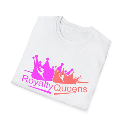 Royalty Queens Unisex Softstyle T-Shirt - Comfortable Casual Tee for Women, Birthday Gift, Queen Vibes, Party Wear, Empowerment Shirt