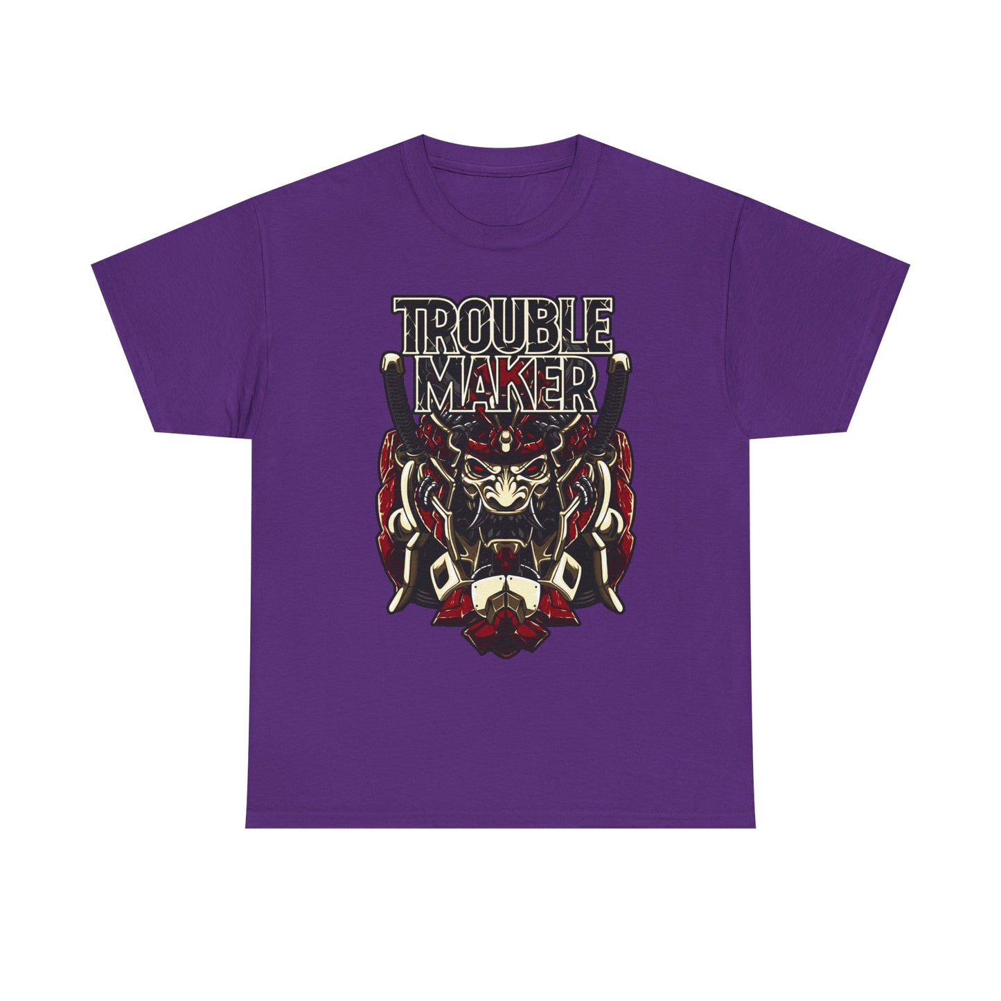 Trouble Maker Graphic Tee - Unisex Heavy Cotton Shirt for Rebels and Mischiefs