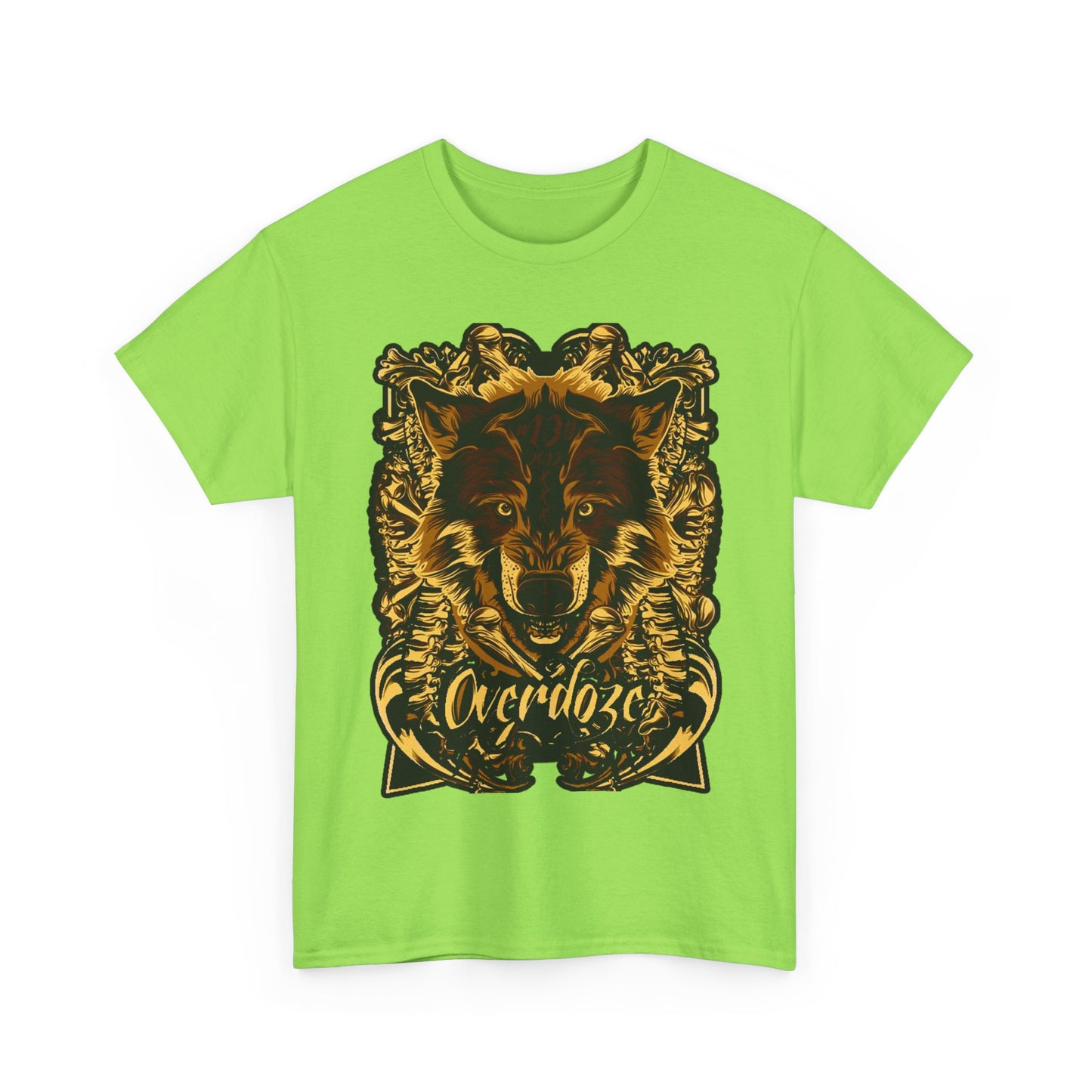 Courageous Wolf Unisex Heavy Cotton Tee