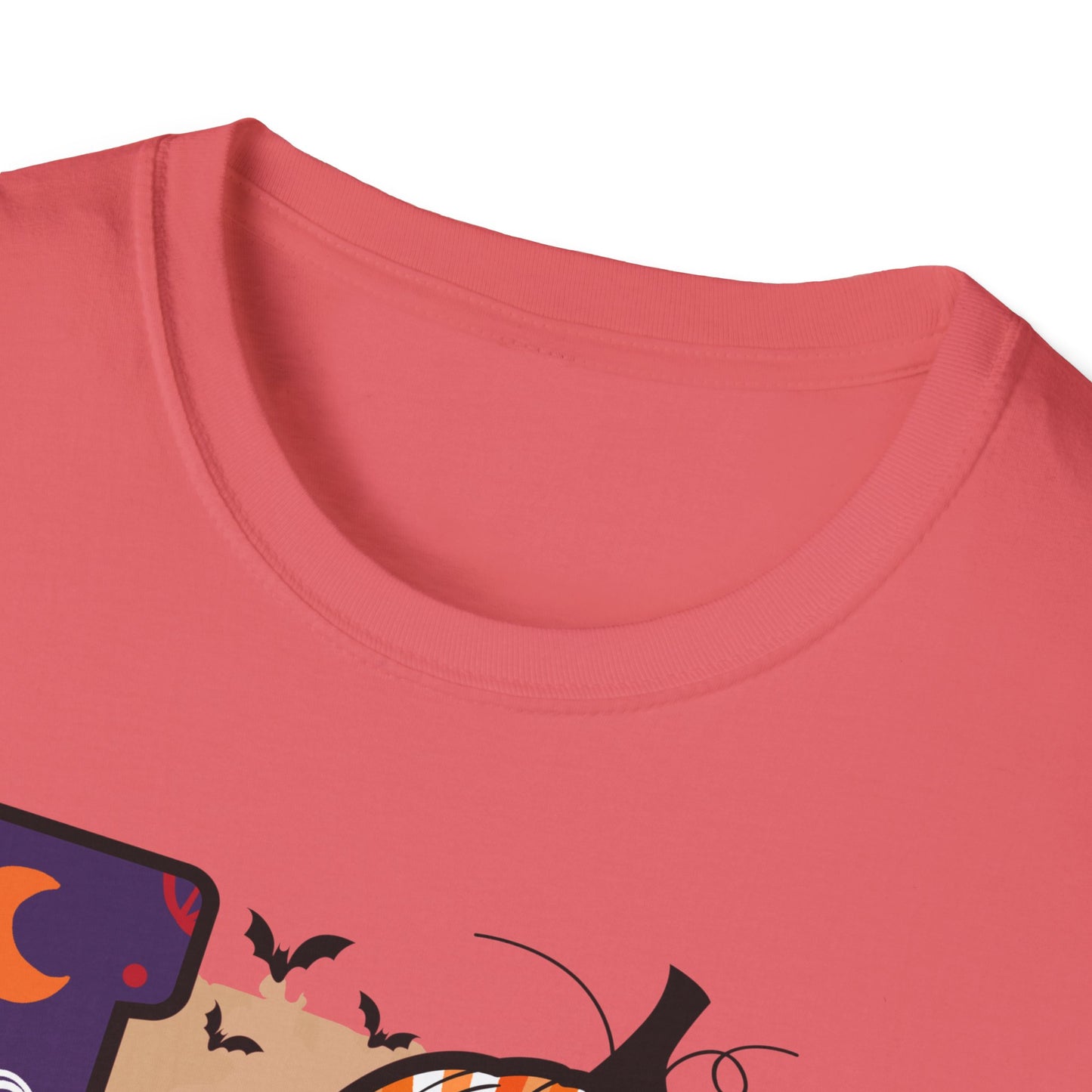 Halloween Love T-Shirt | Unisex Softstyle Tee for Fall | Spooky Season Apparel | Cute Halloween Shirt | Gift for Ghost Lovers