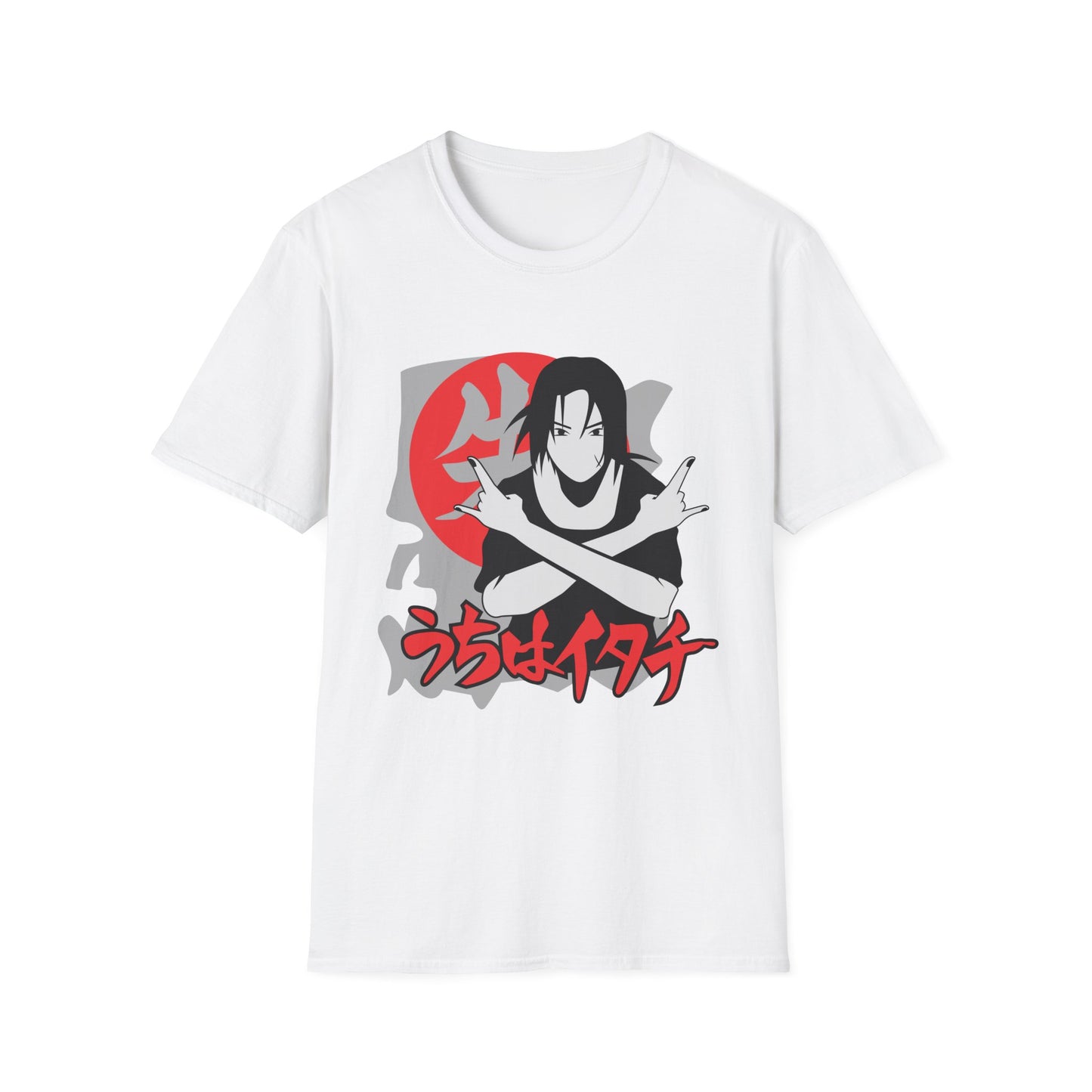 Unisex Softstyle Anime T-Shirt - Iconic Itachi Design