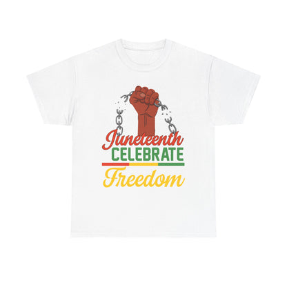 Juneteenth Freedom Tee, Celebrate Freedom Shirt, Unisex Cotton T-Shirt, Black History Month Apparel, Equality and Justice Top