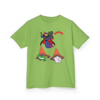Kids Cartoon Battle Tee - Fun & Unique Grrr! Design