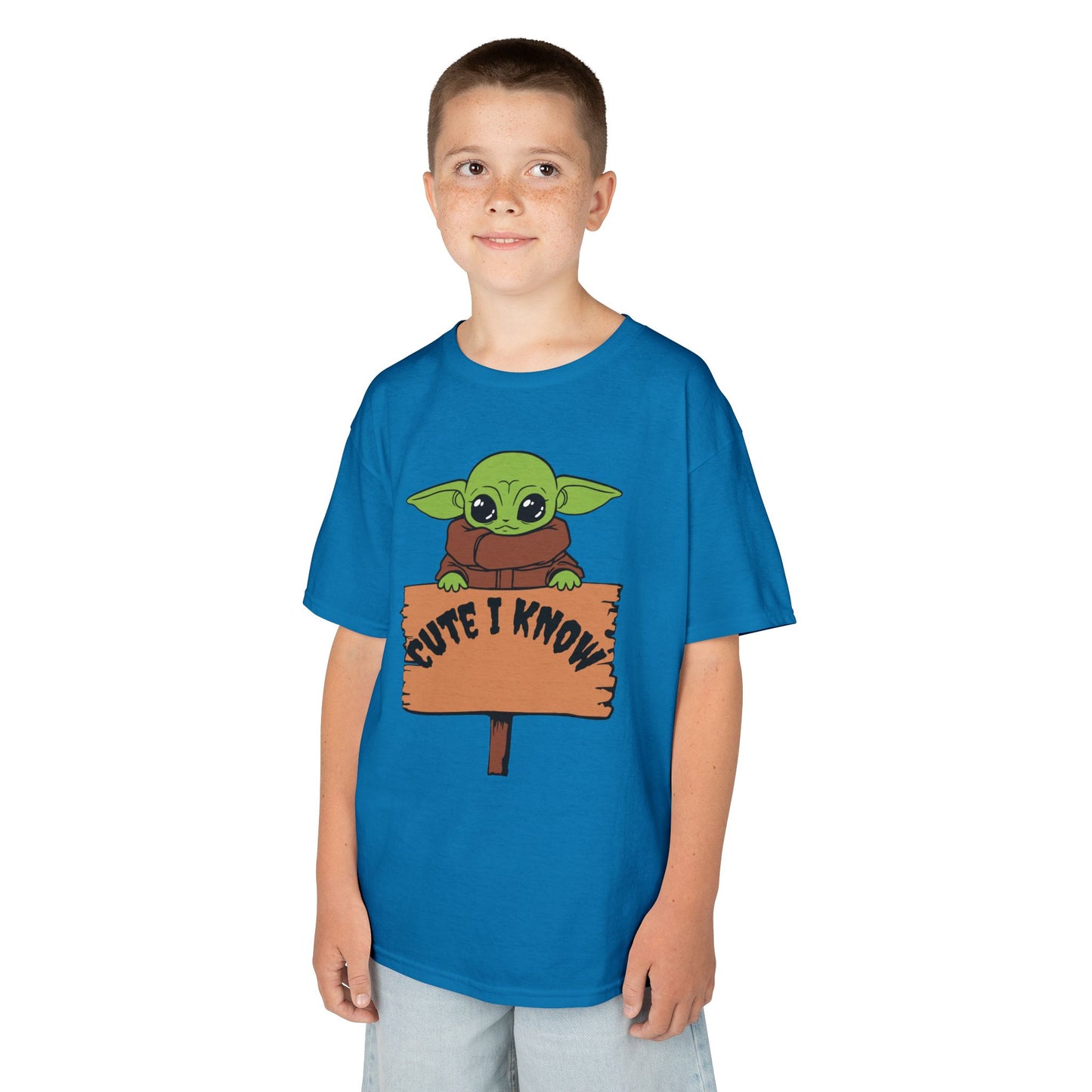 Cute Baby Alien Kids Tee - "Cute I Know" Design for Trendy Kids