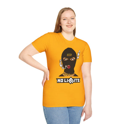 Unisex Softstyle T-Shirt - No Limits Graphic Tee for Bold Individuals