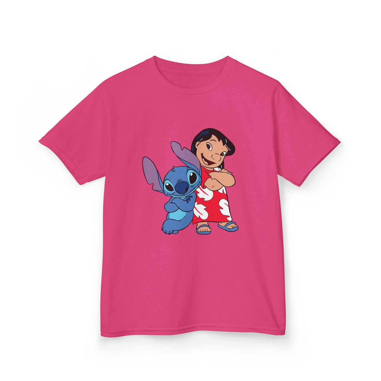 Kids Hawaiian Style T-Shirt with Stitch and Lilo