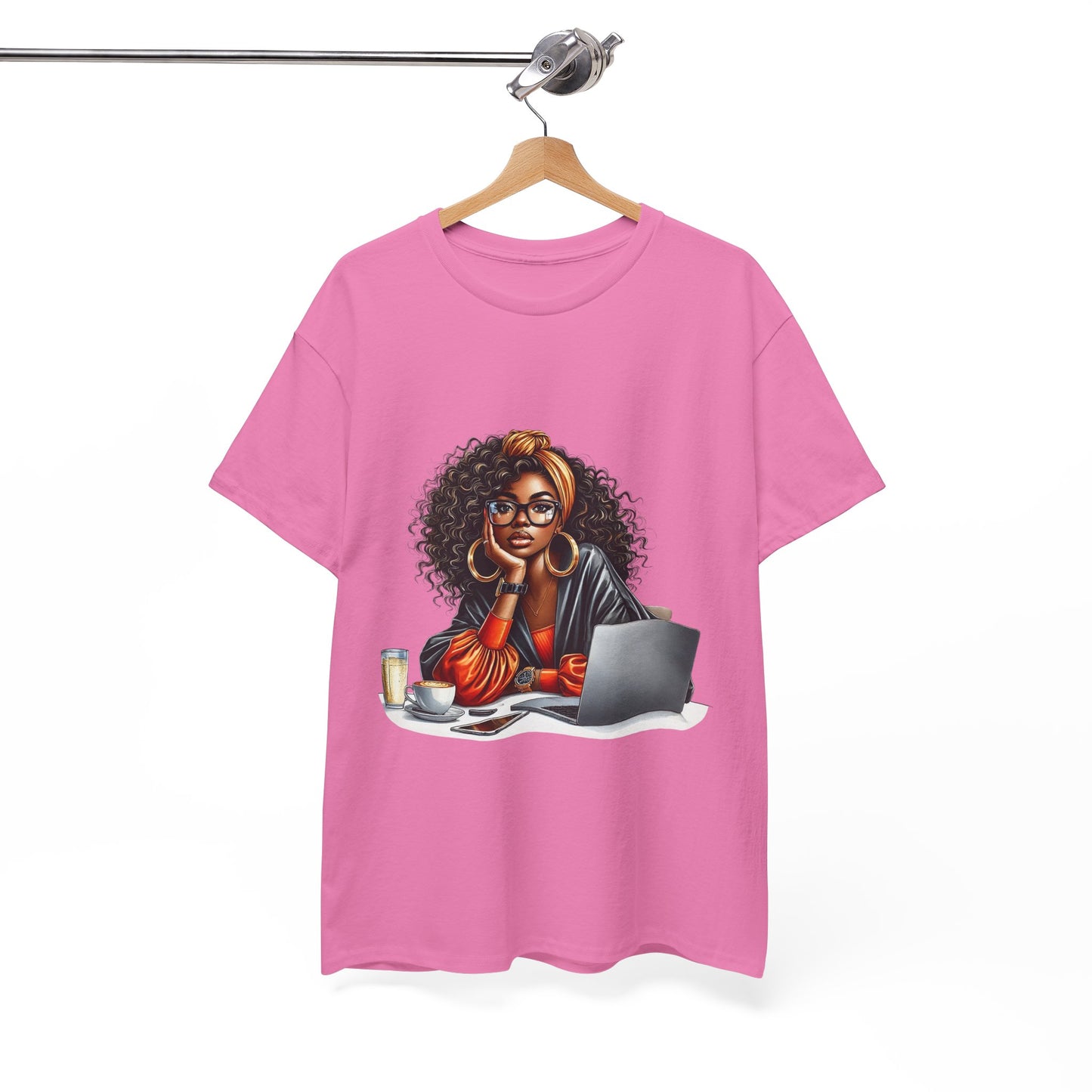 Creative Work From Home Unisex Heavy Cotton Tee