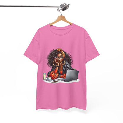 Creative Work From Home Unisex Heavy Cotton Tee