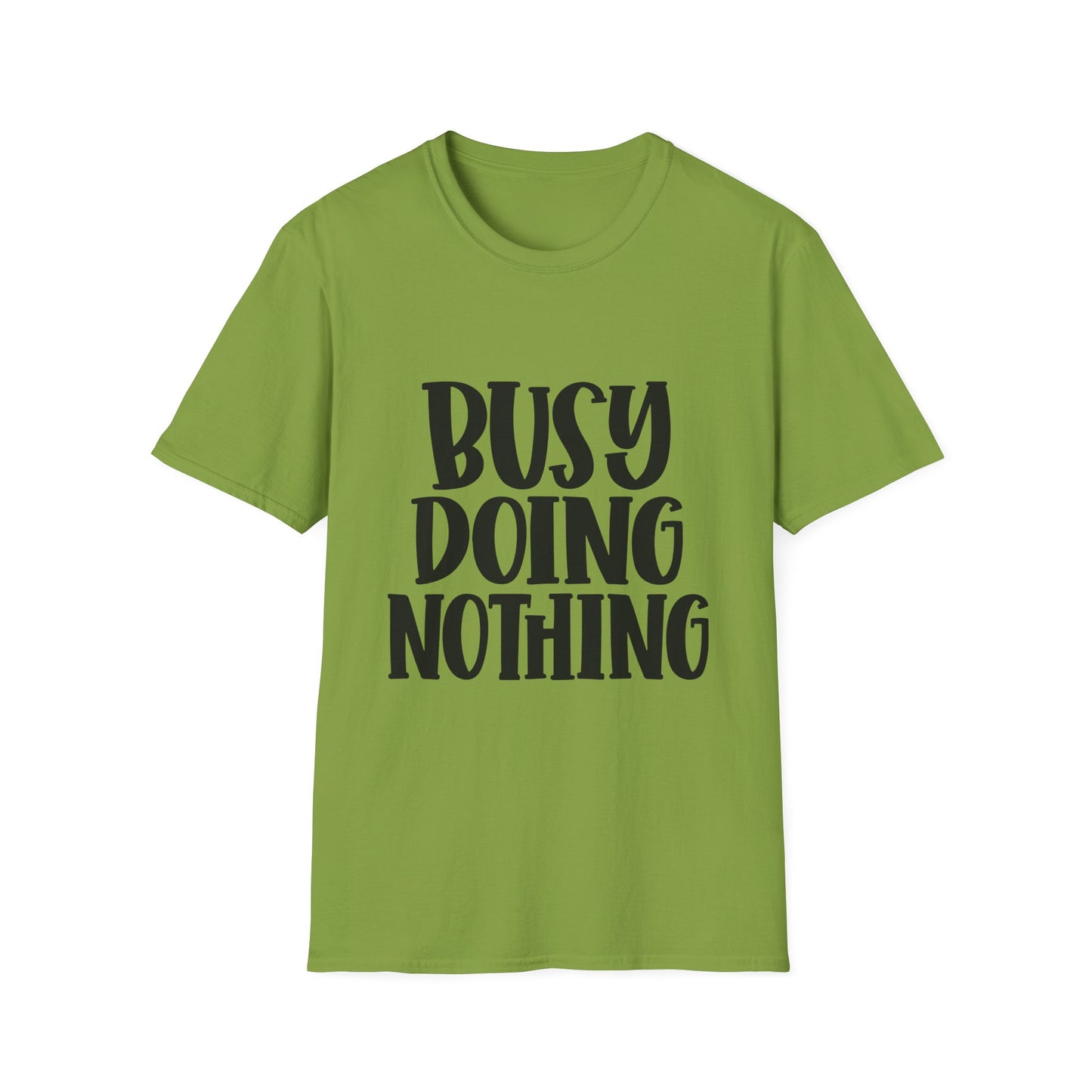 Busy Doing Nothing Unisex Softstyle T-Shirt | Relaxed Everyday Wear