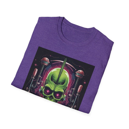 Alien Invader Graphic Unisex Softstyle T-Shirt