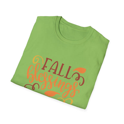 Fall Blessings T-Shirt, Cute Autumn Tee, Thanksgiving Gift, Cozy Casual Wear, Seasonal Graphic Shirt