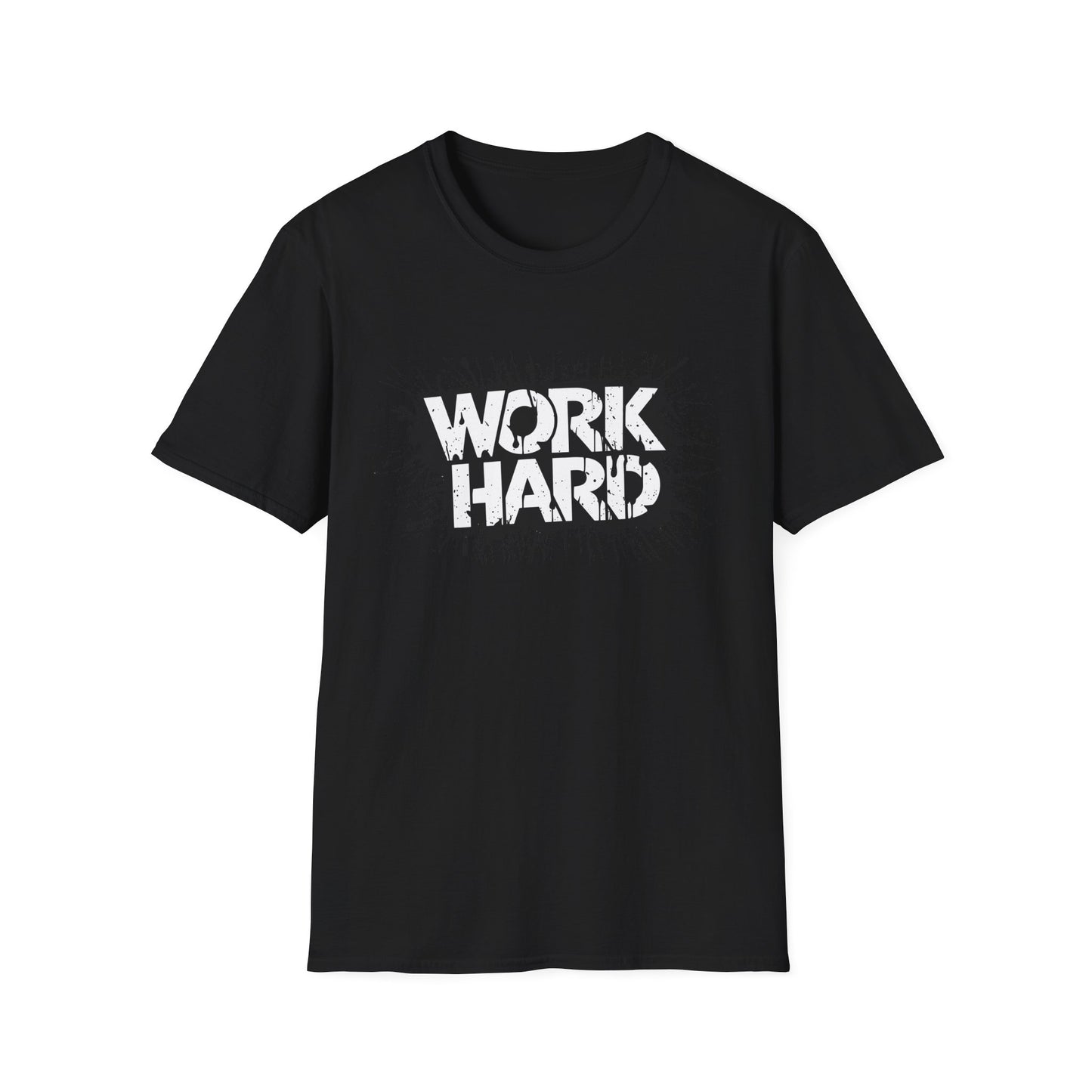 Work Hard Unisex T-Shirt - Motivational Tee for Gym, Gifts, Casual Wear, Funny Shirt, Work Motivation Apparel