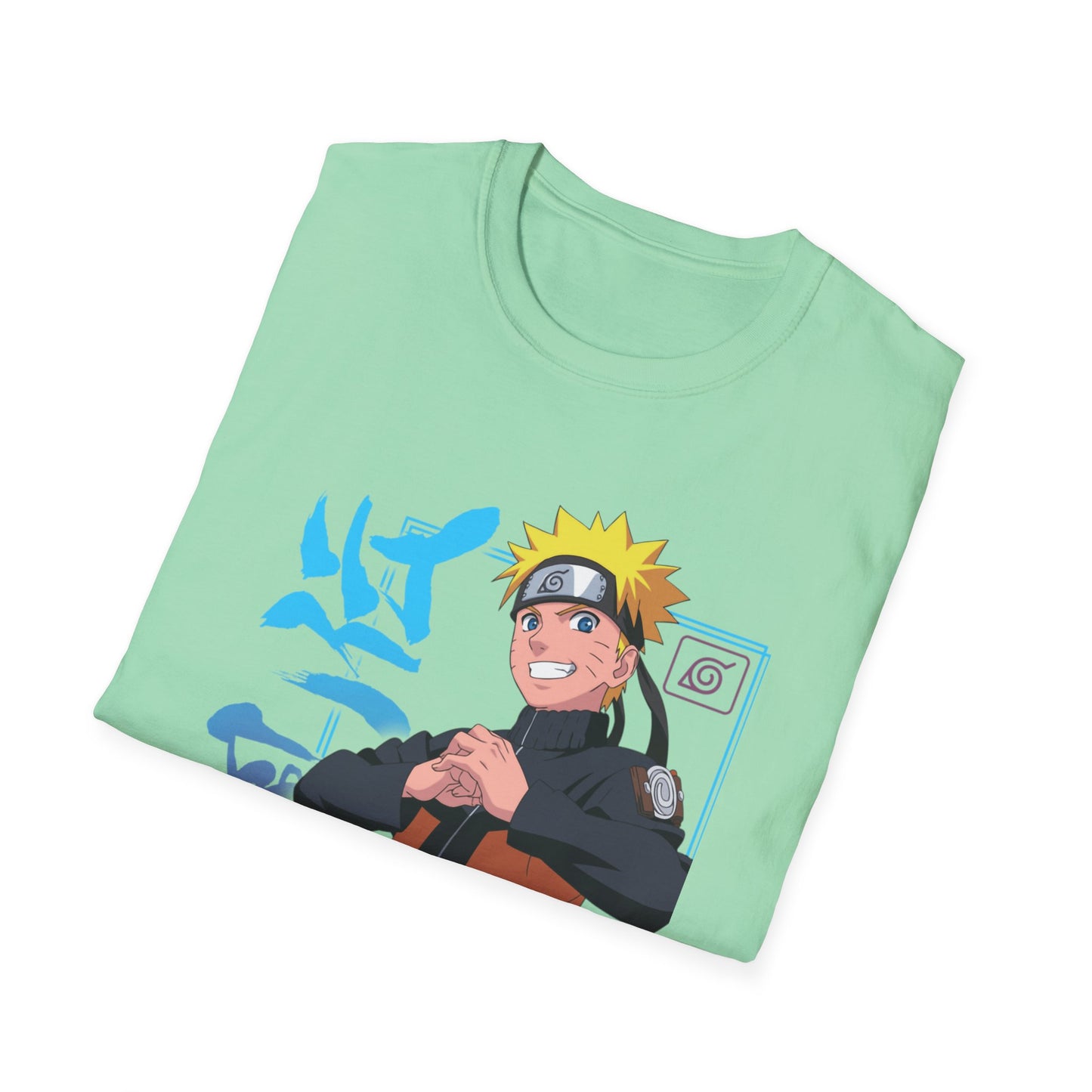 Anime-Inspired Unisex Softstyle T-Shirt - Naruto Design